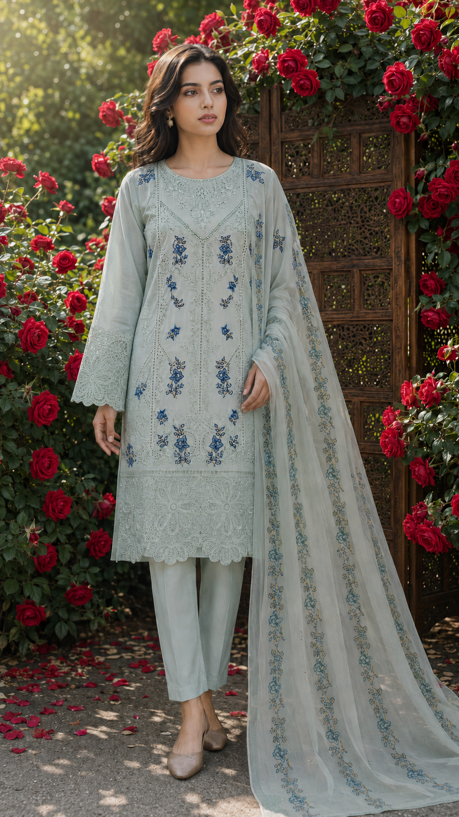 Zareen | Embroidered 3-Piece Ready-to-Wear Suit