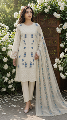 Zareen | Embroidered 3-Piece Ready-to-Wear Suit