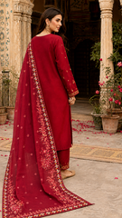 Gulnaar | Embroidered 3-Piece Ready-to-Wear Suit