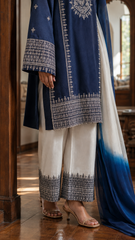 Meherveil | Embroidered 3-Piece Ready-to-Wear Suit