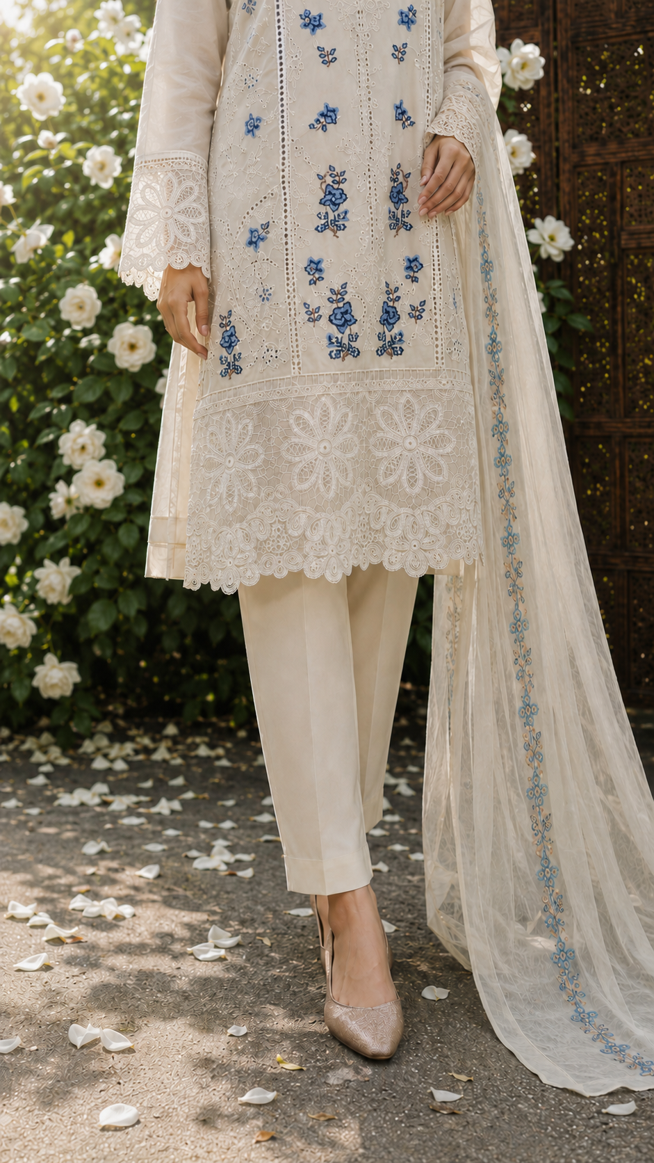 Zareen | Embroidered 3-Piece Ready-to-Wear Suit