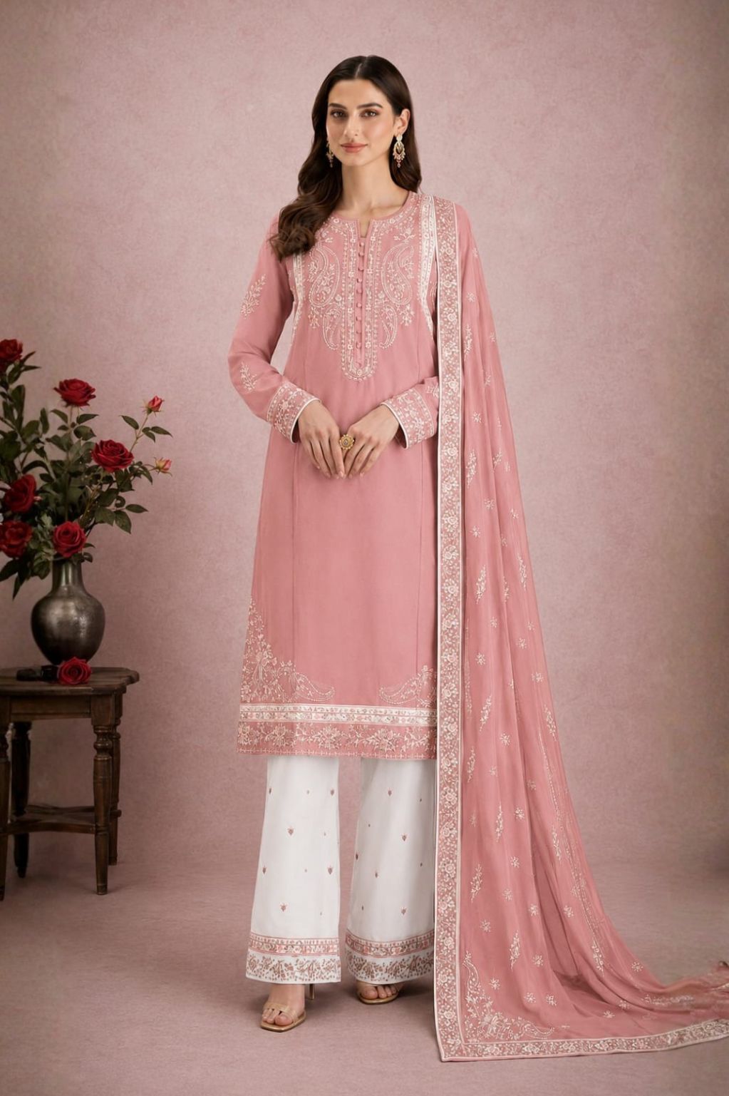 Afsheen | Embroidered 3-Piece Ready-to-Wear Suit