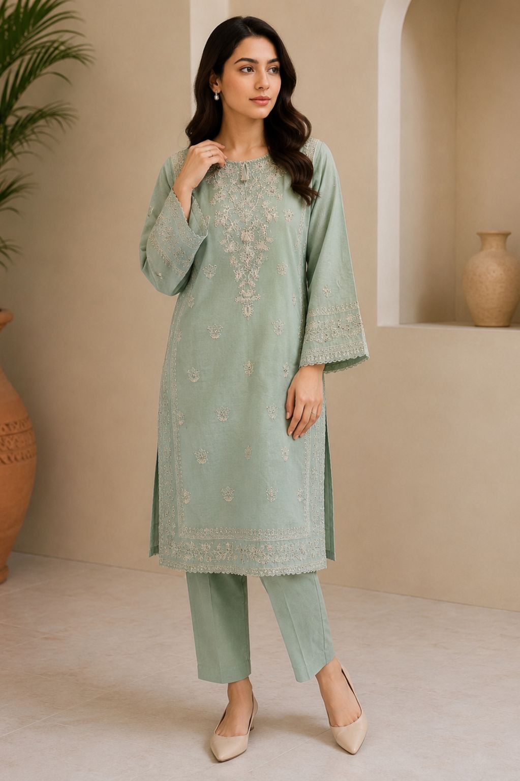 Nooré | Ready-to-Wear Embroidered Suit