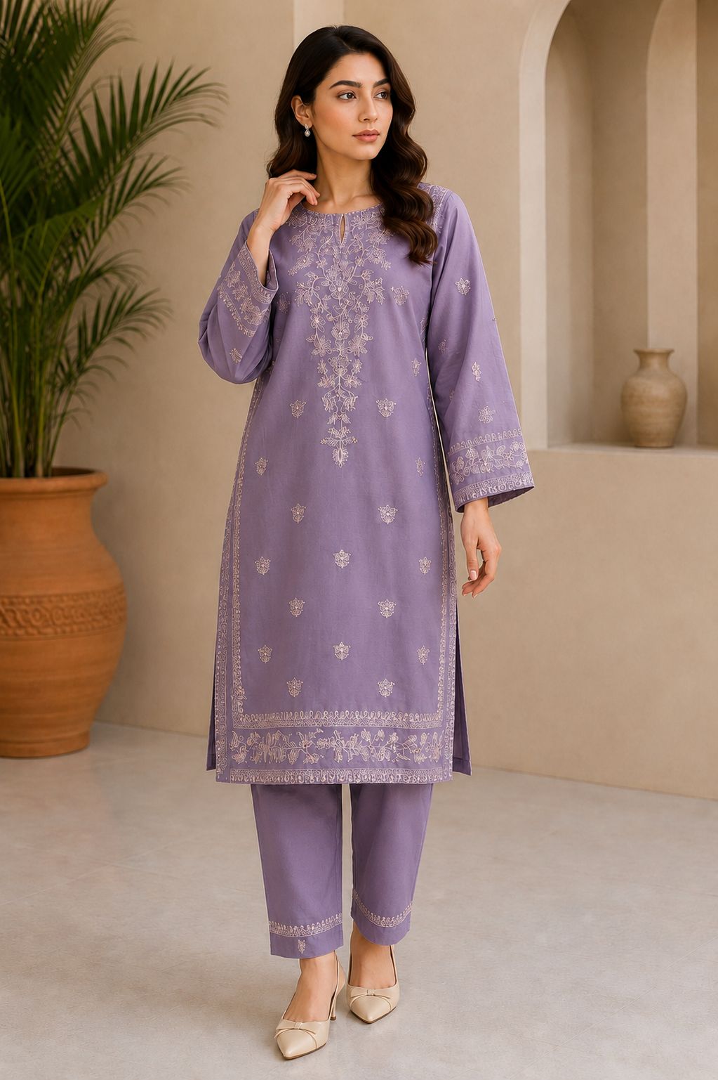 Nooré | Ready-to-Wear Embroidered Suit