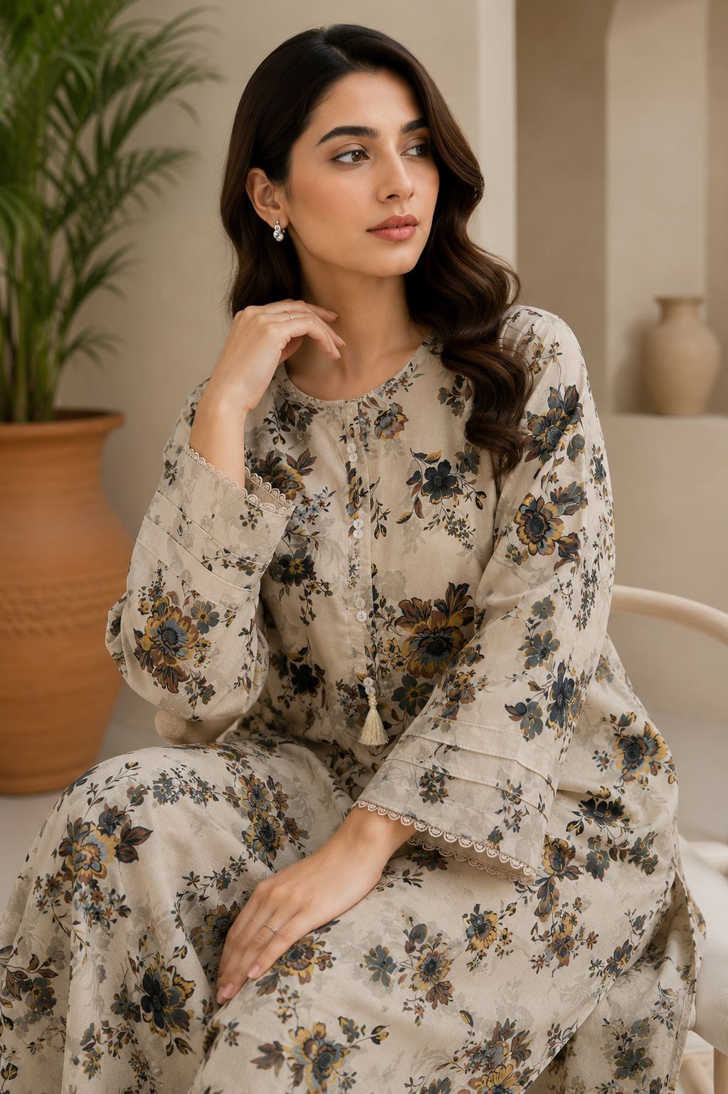 Sadaf | Ready-to-Wear Printed Suit