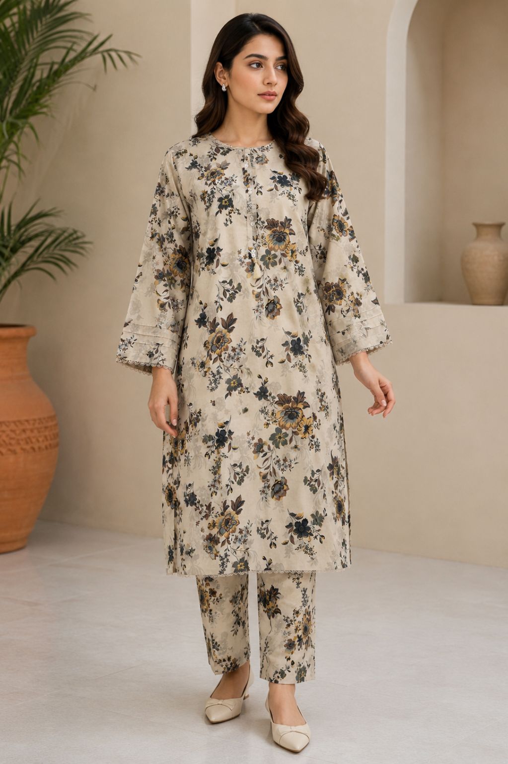 Sadaf | Ready-to-Wear Printed Suit