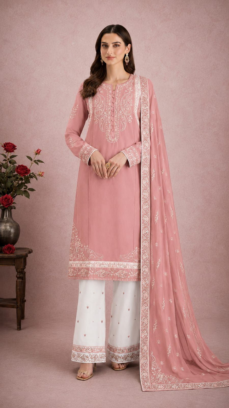 Naqsh | Embroidered 3-Piece Ready-to-Wear Suit