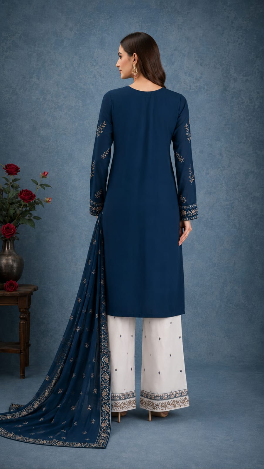 Naqsh | Embroidered 3-Piece Ready-to-Wear Suit
