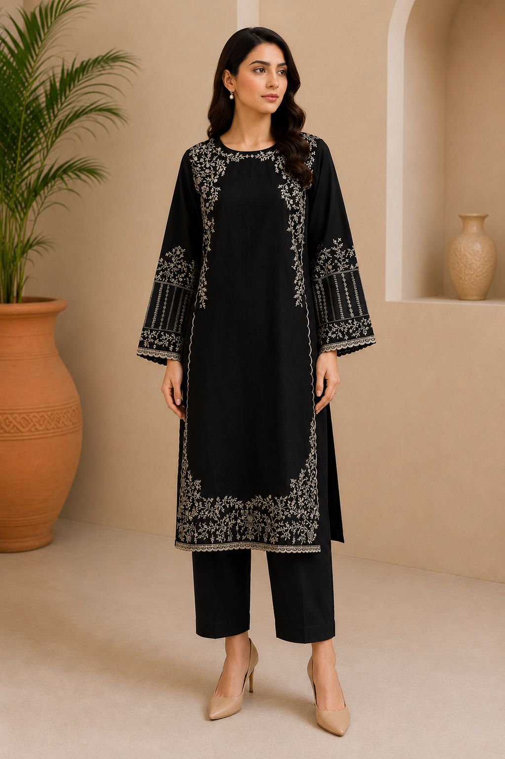 Zarmin | Ready-to-Wear Embroidered Suit